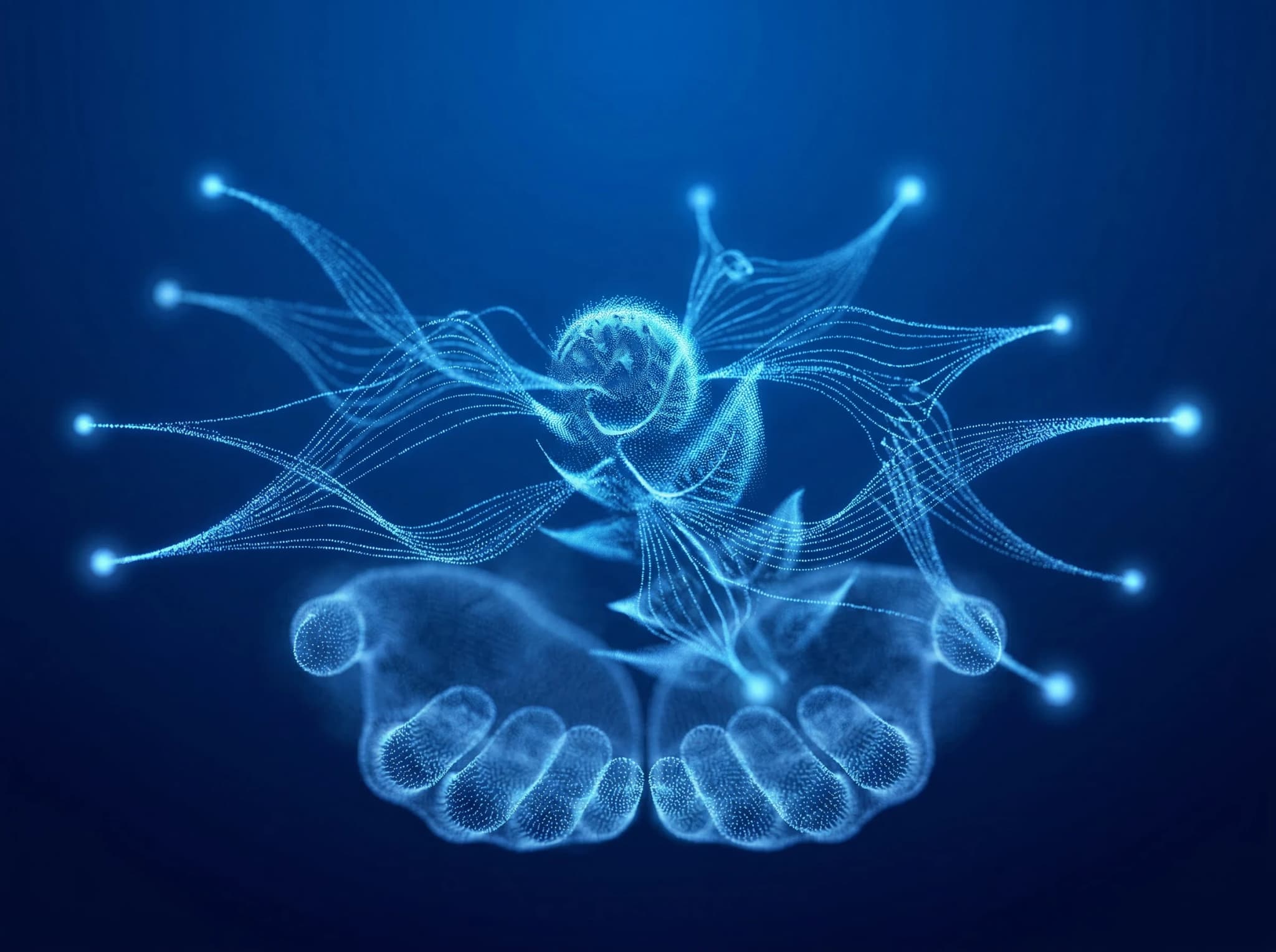 Conversational AI support assistant visualization