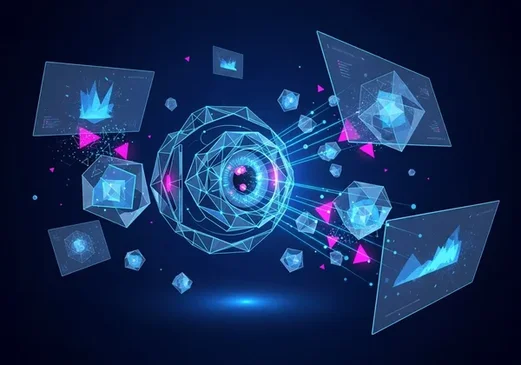 Computer vision illustration poster