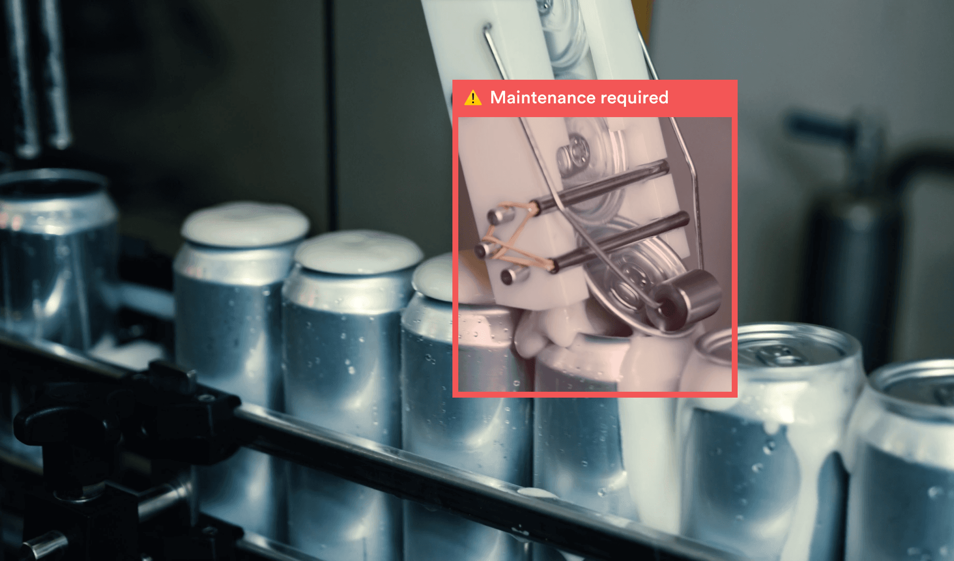 Computer Vision algorithms performing predictive maintenance of manufacturing machinery