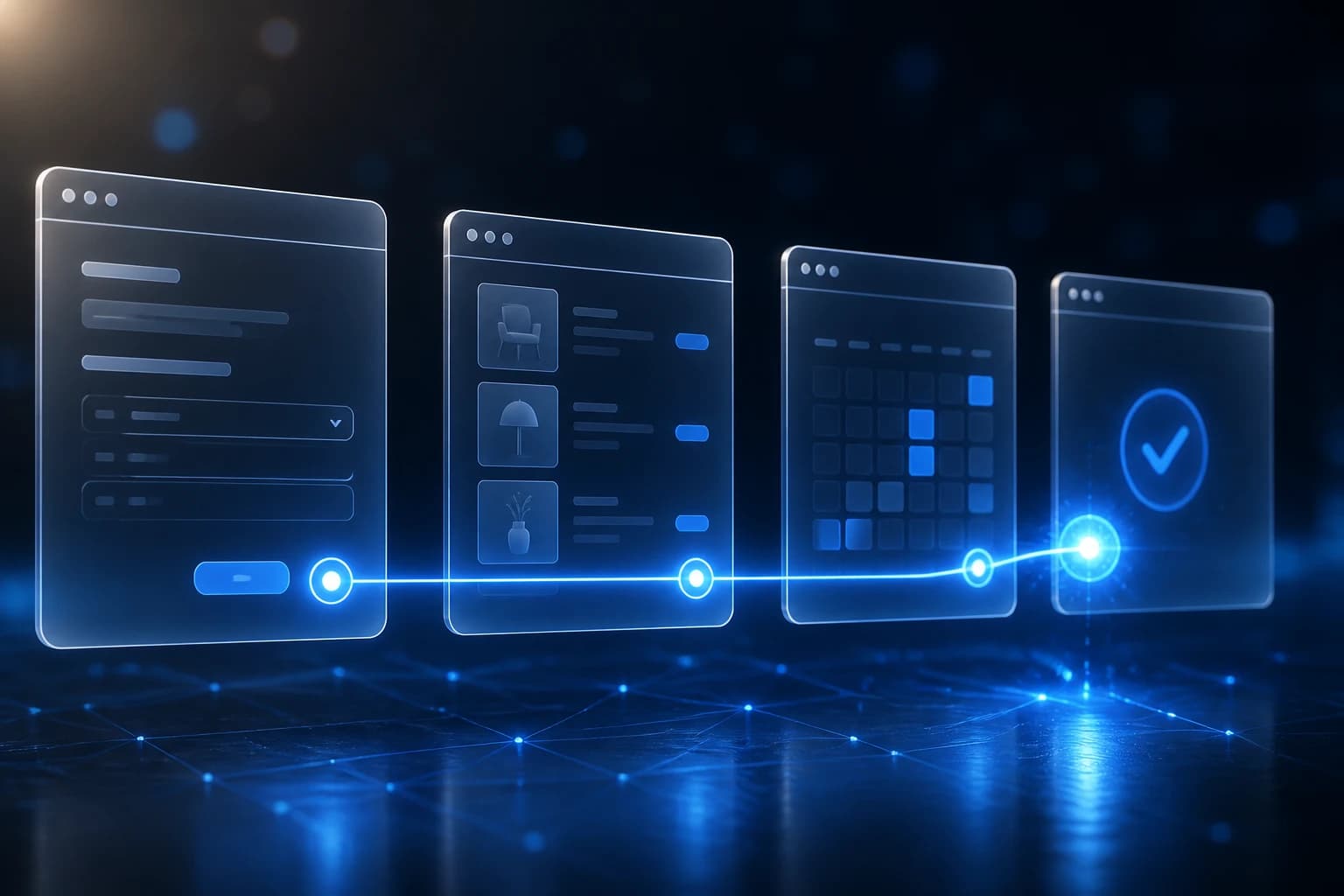 Agentic AI integrated into web platform with shopping agent and workflow automation